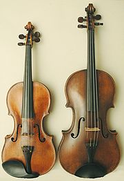 afbeelding viool en altviool
